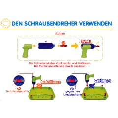 Edu-Toys Elektrischer Riesenrad Bausatz Электрический комплект колеса обозрения