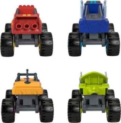 Mattel Fisher-Price Blaze und die Monstermaschinen 4er-Pack Fahrzeuge Автомобили Fisher-Price Blaze and the Monster Machines из 4 комплектов