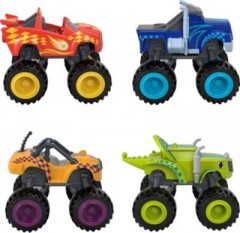 Mattel Fisher-Price Blaze und die Monstermaschinen 4er-Pack Fahrzeuge Автомобили Fisher-Price Blaze and the Monster Machines из 4 комплектов