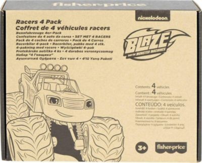 Mattel Fisher-Price Blaze und die Monstermaschinen 4er-Pack Fahrzeuge Автомобили Fisher-Price Blaze and the Monster Machines из 4 комплектов
