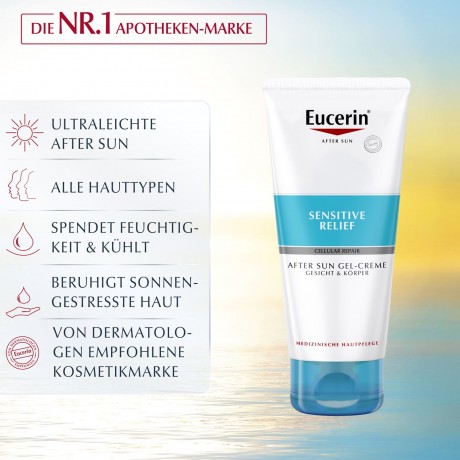 Eucerin Sun After Sun Sensitive Relief Gel-Creme Гель-крем Sun After Sun Sensitive Relief