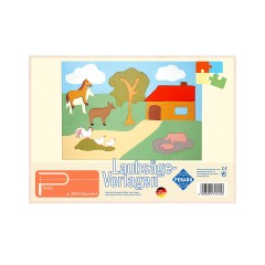 Pebaro Laubsagevorlage Bauernhof Шаблон фермы