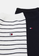Tommy Hilfiger WOMEN SOCK SMALL STRIPE 2 PACK Socks off-white ЖЕНСКИЕ НОСКИ С МАЛЕНЬКИМИ ПОЛОСКАМИ, 2 УПАКОВКИ Носки от белого