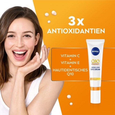Nivea Q10 Fresh Look Augencreme Q10 Свежий крем для кожи вокруг глаз