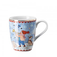 Hutschenreuther Hutschenreuther Jahresartikel Weihnachten 2022 Becher mit Henkel 'Weihnachtsabend' 0,36 L Hutschenreuther Annual Article Christmas 2022 Кружка с ручкой "Christmas Eve" 0,36 л