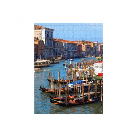 CALVENDO Puzzle CALVENDO Puzzle Buntes Treiben auf dem Canale Grande in Venedig Пазл CALVENDO Puzzle Шум и суета на Большом канале в Венеции