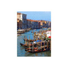 CALVENDO Puzzle CALVENDO Puzzle Buntes Treiben auf dem Canale Grande in Venedig Пазл CALVENDO Puzzle Шум и суета на Большом канале в Венеции