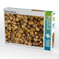 CALVENDO Puzzle CALVENDO Puzzle Holzstapel am Wegesrand Пазл CALVENDO Puzzle Куча дров у дороги