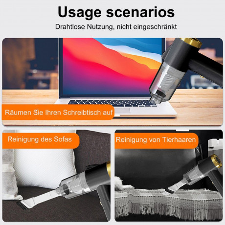 Vbrisi Vbrisi Akku-Handstaubsauger Handstaubsauger, Akku-Handstaubsauger, Mini Stark Staubsauger Schwarz.. Беспроводной ручной пылесос Vbrisi, беспроводной ручной пылесос, мощный мини-пылесос