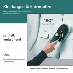 TOPMELON TOPMELON Reise-Dampfbugeleisen Mini Reisebugeleisen 38W, 50 ml Wassertank  Дорожный паровой утюг TOPMELON, мини-утюг для путешествий, 38 Вт, резервуар для воды 50 мл