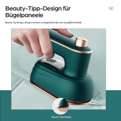 TOPMELON TOPMELON Reise-Dampfbugeleisen Mini Reisebugeleisen 38W, 50 ml Wassertank  Дорожный паровой утюг TOPMELON, мини-утюг для путешествий, 38 Вт, резервуар для воды 50 мл