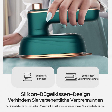 TOPMELON TOPMELON Reise-Dampfbugeleisen Mini Reisebugeleisen 38W, 50 ml Wassertank  Дорожный паровой утюг TOPMELON, мини-утюг для путешествий, 38 Вт, резервуар для воды 50 мл