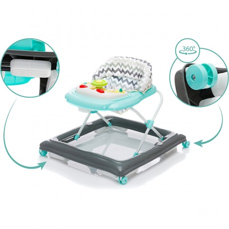 fillikid Lauflernhilfe grau\/mint Ходунки серый/мятный