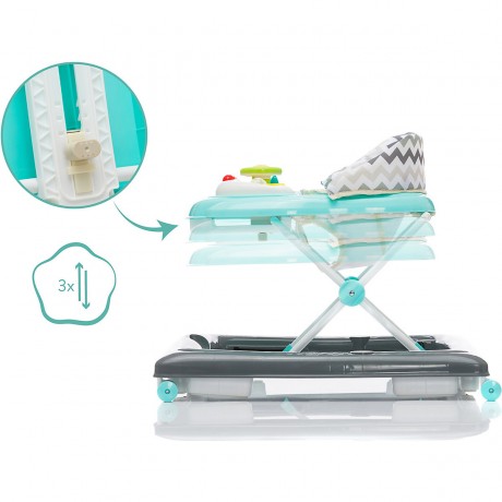 fillikid Lauflernhilfe grau\/mint Ходунки серый/мятный