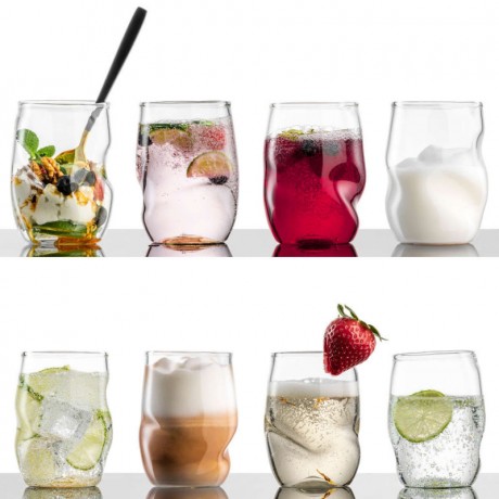 Eisch Eisch Unik Allroundbecher Glas Set 2-tlg. 330 ml / h: 10,5 cm Набор стаканов для кружек Eisch Unik из 2 предметов. 330 мл/ч: 10,5 см