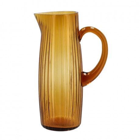 Bitz Bitz Kusintha - Glas amber Krug 1,2 L / h: 25,5 cm Bitz Kusintha - стеклянный янтарный кувшин 1,2 л / высота: 25,5 см