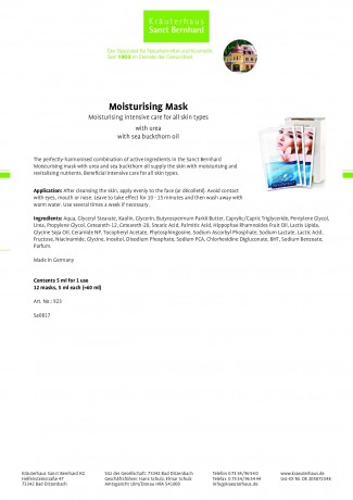 Krauterhaus Sanct Bernhardt Face packs – Combination package, 60 мл