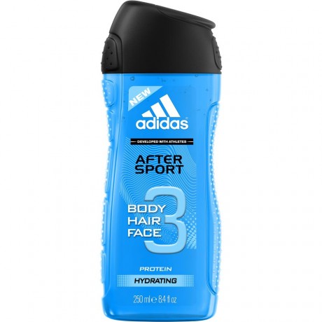 adidas (Адидас) Fussctional Male Shower Gel Гель для душа After Sport For Men, 300 мл