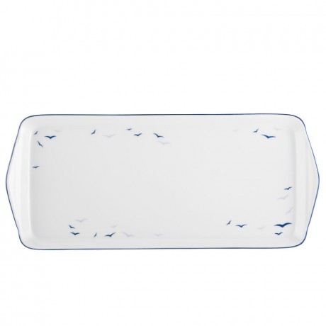 Tettau Tettau Worpswede 04164 Rugen  Kuchenplatte rechteckig 34x14cm Tettau Worpswede 04164 R?gen Тарелка для торта прямоугольная 34x14см