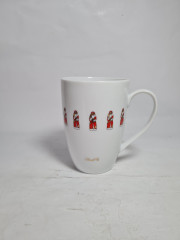 Кружка винтажная Lindt с Санта Клаусами, фарфор, 11.5 см, 400мл, Германия, 1970-80гг.