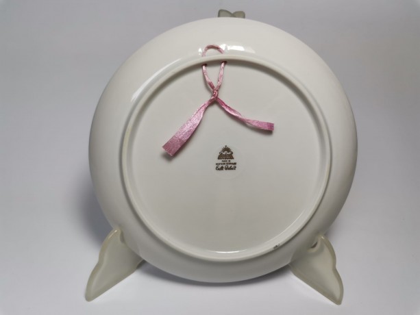 Lindner Kueps Bavaria Kobalt, Линднер Купс Бавария Коллекционная кобальтовая тарелка "Кабаны" 19см х 2см 1