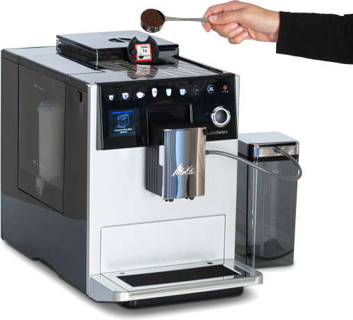 Melitta Melitta Kaffeevollautomat CI Touch Latte Select F 630-201, 12 Kaffeekreationen 6 Benutzerprofile, flusterleises Mahlwerk Полностью автоматическая кофемашина Melitta CI Touch Latte Select F 630-201, 12 режимов приготовления кофе, 6 пользовательск