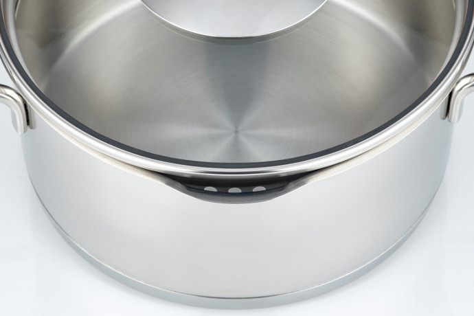 Elo Elo Topfset 4-tlg. SMART STEAM silber Набор горшков Эло, 4 шт. УМНЫЙ ПАР