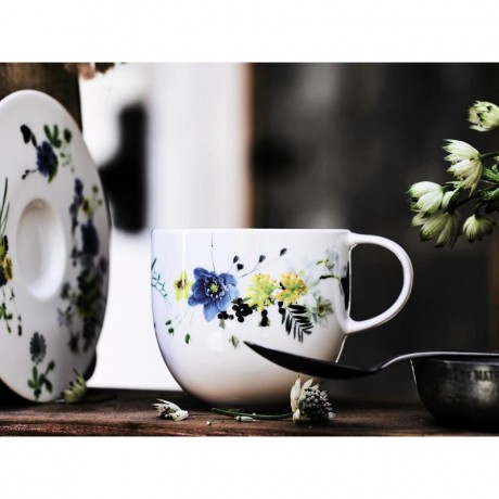 Rosenthal Rosenthal Brillance Fleurs des Alpes Kaffee-Untertasse 15,5 cm Блюдце для кофе Rosenthal Brillance Fleurs des Alpes 15,5 см