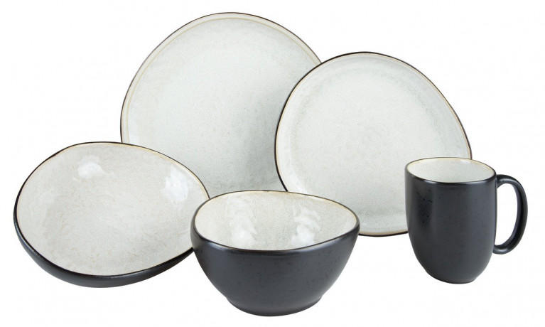 NOVEL Novel Kombiservice SoREN 10-teilig grau Роман комбинированный сервиз S=6REN 10 шт.