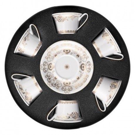 Rosenthal meets Versace Rosenthal Versace Medusa Gala Set 6 Teetassen 0,22 L Rosenthal Versace Medusa Gala Set 6 чайных чашек 0,22 л