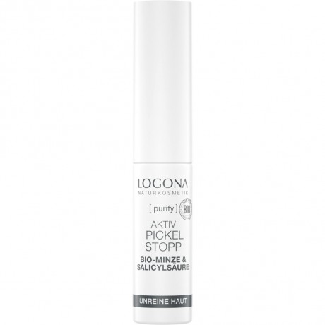Logona Aktiv Pickel-Stopp Bio-Minze & Salicylsaure aus der Weidenrinde  Active Pimple Stop Органическая мята и салициловая кислота из коры ивы