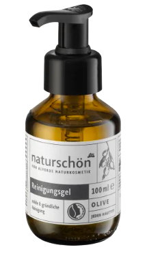 alverde NATURKOSMETIK Reinigungsgel naturschön Olive, Очищающий гель для лица с натуральной оливой, 100 мл 