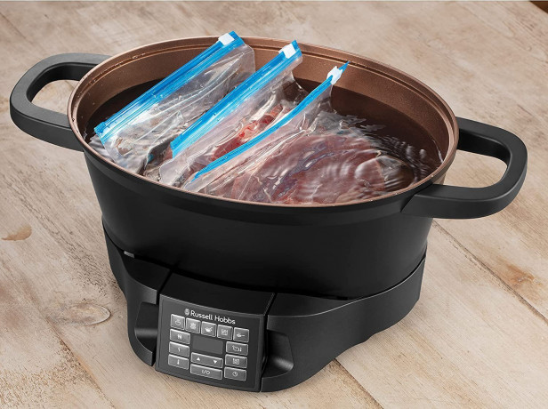 RUSSELL HOBBS RUSSELL HOBBS Multikocher 8 Funktionen Schongarer Reiskocher Sous Vide 28270-56, 750 W  Мультиварка RUSSELL HOBBS, 8 функций, мультиварка, рисоварка, Sous Vide 28270-56, 750 Вт