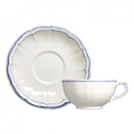 Gien Fayencerie Gien 'Filets Bleus' Fruhstucks-Obertasse 30 cl Gien "Filets Bleus" Чашка для завтрака 300 мл