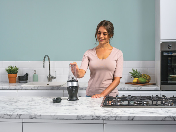 NINJA NINJA Smoothie-Maker QB3001EUS, 700 W, incl. 2 x 0,47 L to-go-Becher  Кофеварка NINJA QB3001EUS, 700 Вт, включая 2 чашки объемом 0,47 л с собой