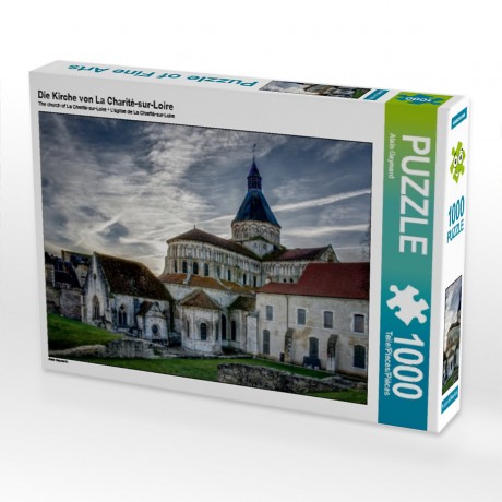 CALVENDO Puzzle CALVENDO Puzzle Die Kirche von La Charite-sur-Loire Пазл CALVENDO Puzzle Церковь Ла Шарит-сюр-Луар