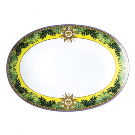Rosenthal meets Versace Rosenthal Versace Jungle Animalier Platte L: 33 cm Тарелка Rosenthal Versace Jungle Animalier L: 33 см