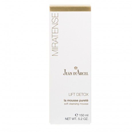 JEAN D'ARCEL la mousse purete MIRATENSE LIFT DETOX Reinigungscreme reinigt porentief verwohnt selbst empfintliche Haut la mousse purete MIRATENSE LIFT DETOX очищающий крем глубоко очищает поры балует даже чувствительную кожу