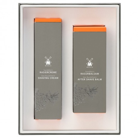 Muhle Skincareset Rasiercreme und After Shave Balm mit Sanddorn  Крем для бритья и бальзам после бритья Skincareset с облепихой