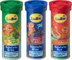 SauBär Badefarbe Цветные пузыри для ванной, 10 шт