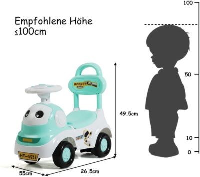 COSTWAY Rutschauto zum Rutschen  Schieben  Reiten Поездка на слайд-машине для катания на слайде