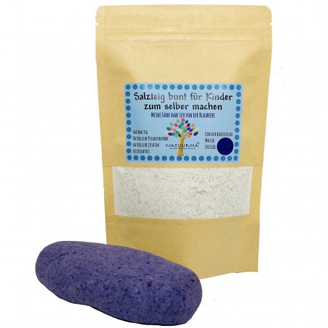 NATUURMA© Naturlich gefarbte Salzteigmischung zum selber machen Knete Смесь из соленого теста натурального цвета