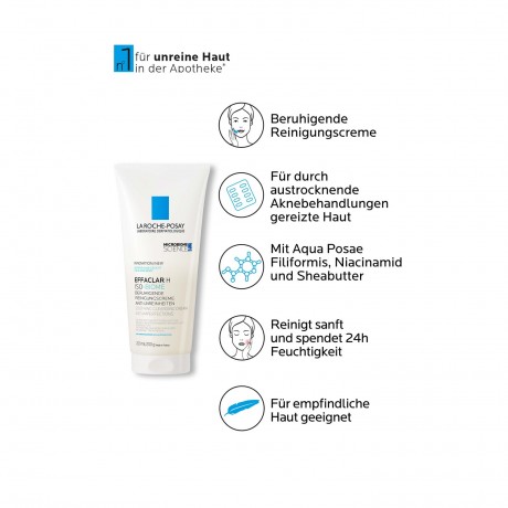 La Roche-Posay ROCHE-POSAY Effaclar H Iso-Biome Reinigungscreme ROCHE-POSAY Effaclar H Iso-Biome Очищающий крем