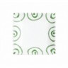 Gmundner Keramik Gmundner Keramik Grungeflammt Snackschale 11x11x2,8 cm Керамическая чаша Gmundner с зеленым пламенем 11x11x2,8 см