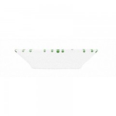 Gmundner Keramik Gmundner Keramik Grungeflammt Snackschale 11x11x2,8 cm Керамическая чаша Gmundner с зеленым пламенем 11x11x2,8 см