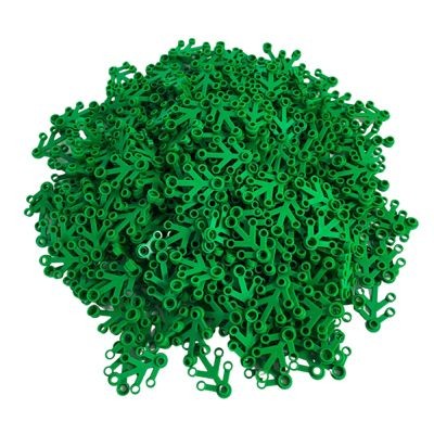 LEGO LEGO Blatter Grun 4x3 - Laub Pflanzen Grunzeug Baum Green - Green 2423  - 100x LEGO Листья зеленые 4x3 - листья растения зелень дерево зеленый - зеленый 2423 - 100x