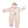 Hoppediz Overall aus Fleece Babyeinteiler creme Комбинезон из флиса детский цельнокроеный кремовый