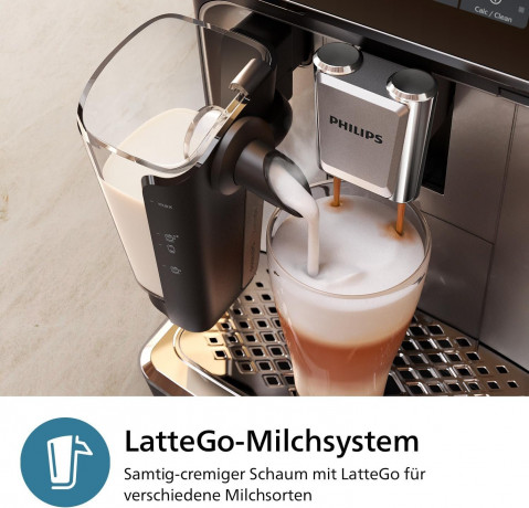 Philips Philips Kaffeevollautomat 3300 Series Vollautomatische Espressomaschine 6 Getranke, Kaffeeautomat Cafemaschine Kaffeemaschine mi Mahlwerk Vollautomat Cafe  Полностью автоматическая кофемашина Philips серии 3300, полностью автоматическая кофемашина