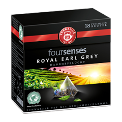 Teekanne Чай  Foursenses Королевский Эрл Грей 32,4г, 18 пакетиков
