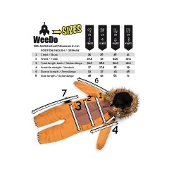 WeeDo BUNNYDO Hase Softshelloveralls комбинезон BUNNYDO из мягкой кожи кролика